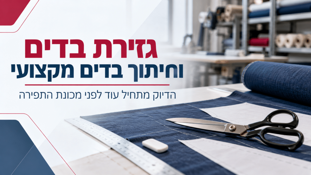 גזירת בדים וחיתוך בדים